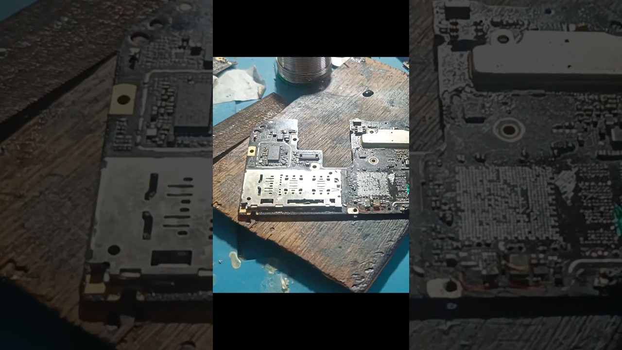 Poco M2 Cpu & Emmc Scratches Print Fixing 🫡 || #redmi9prime #pocom2 #shorts #hinditech