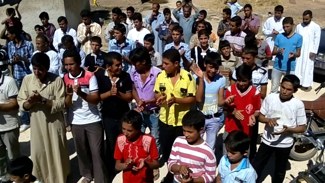 مظاهرة في قرية صندرة 14 / 9 / 2012