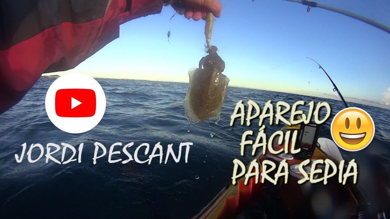 APAREJO FÁCIL PARA  SEPIA🦑🐙🦑 - PULPO -CALAMAR EN KAYAK O EMBARCACIÓN