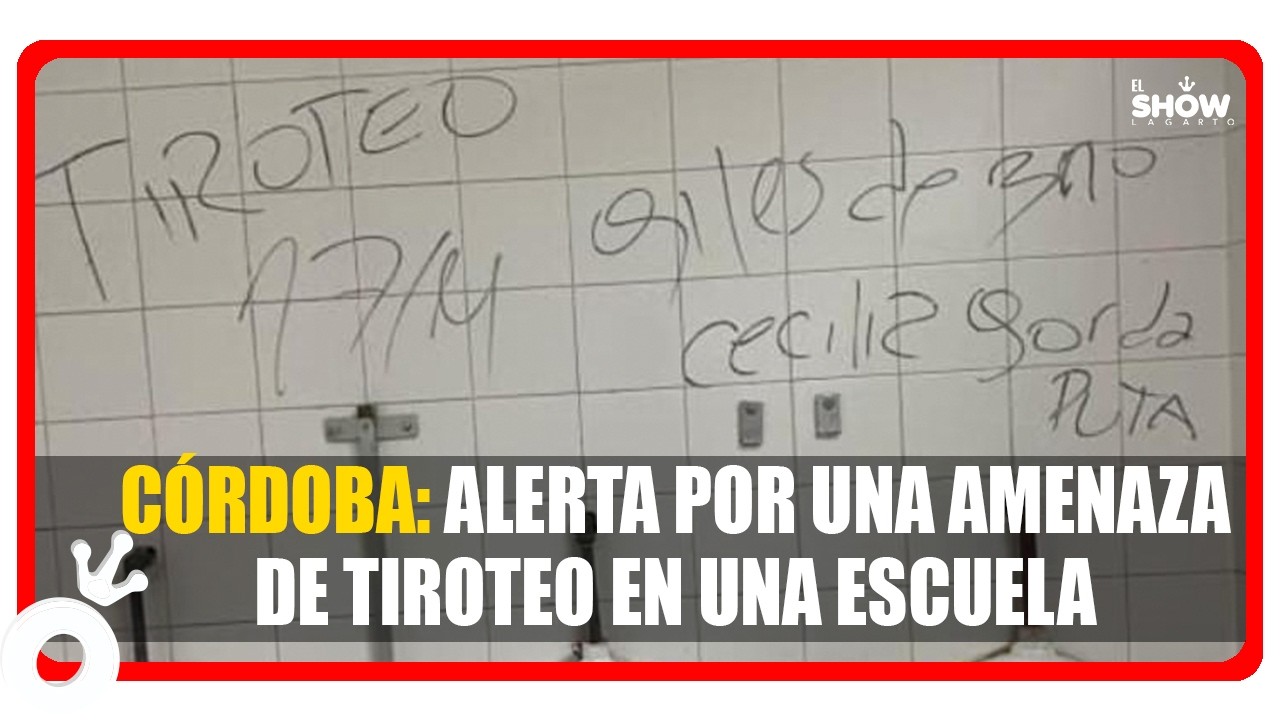 Efecto contagio: Se multiplican las amenazas escolares en C&oacute;rdoba y exigen medidas urgentes