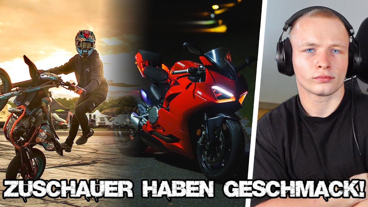 REAKTION AUF ZUSCHAUER MOTORRÄDER V6!😍| Kranke Bikes!