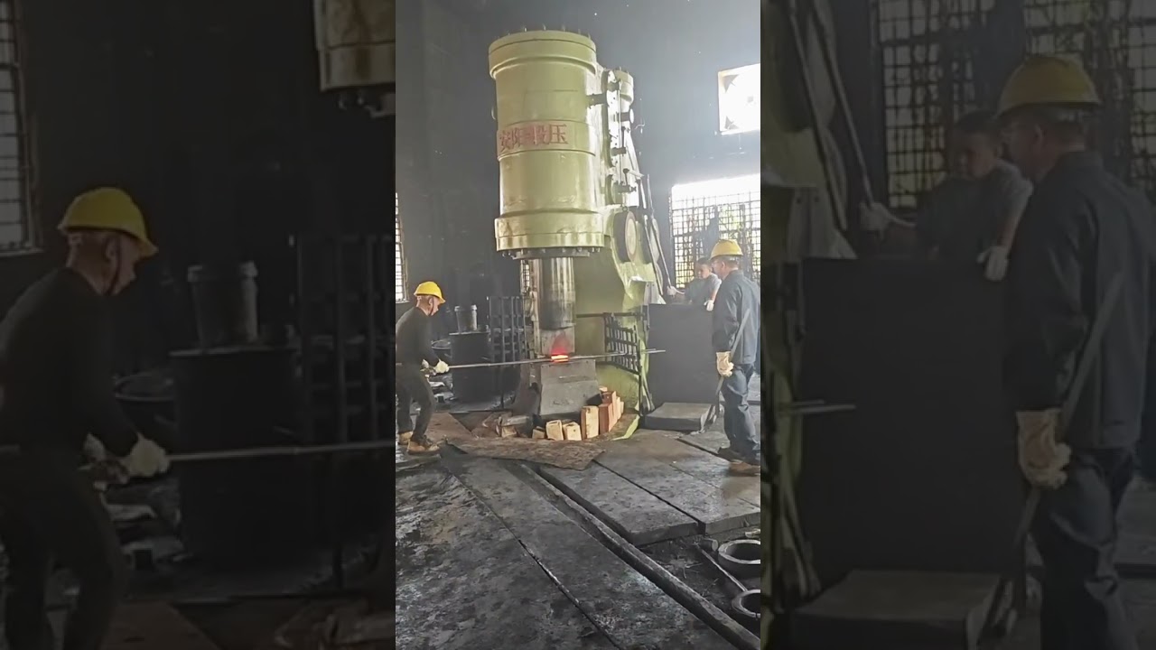 2 tons Anyang pneumatic forging hammer workshop forging parts#forginghammer #forgingmachine #forging