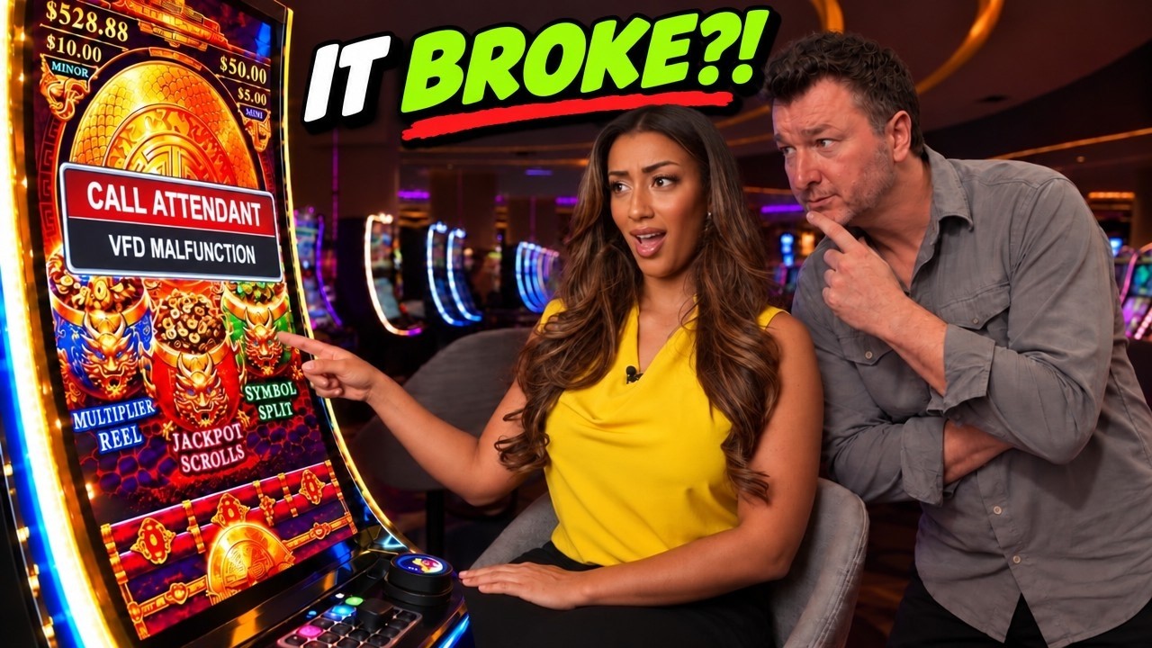 This Brand NEW Slot Machine BROKE on Us at Max Bet&hellip; Then THIS Happened?!