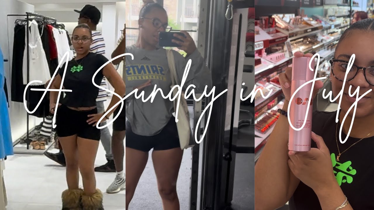 Sunday Vlog| gym girly, Sephora+more