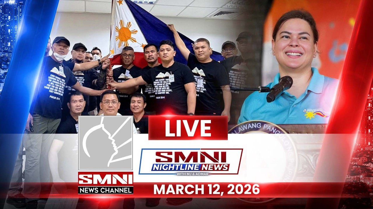 LIVE: SMNI Nightline News with Admar Vilando | March 12, 2026 – Thursday
