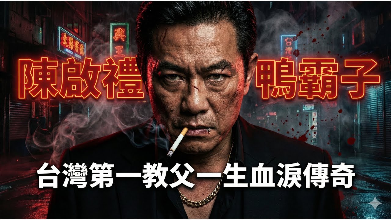 陳啟禮鴨霸子黑道傳奇！從9歲入幫到稱霸臺灣江湖的震撼內幕