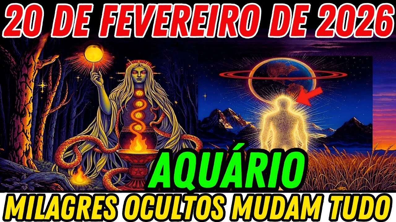 ✨ Milagre de Aquário ♒: Mudança Espiritual de 20 de fevereiro 🌌 | Sua vida está prestes a mudar!
