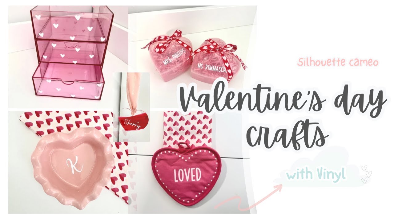 Easy Valentine's Day Vinyl Projects| Silhouette Cameo