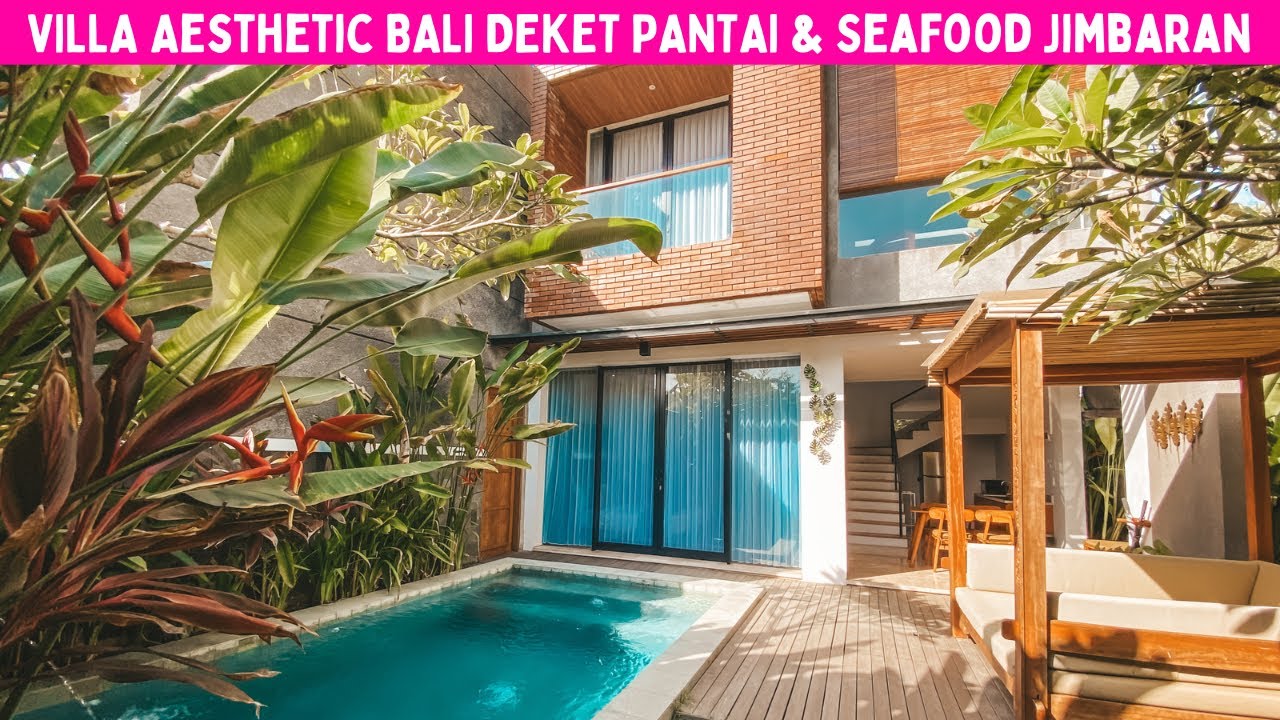 Luxury Villa di Bali Deket Pantai & Seafood Jimbaran | Villa Bulan Bali Private Pool
