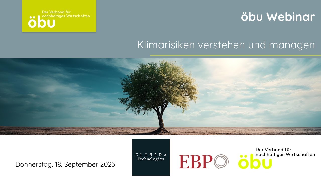 &ouml;bu-Webinar: Klimarisiken verstehen und managen
