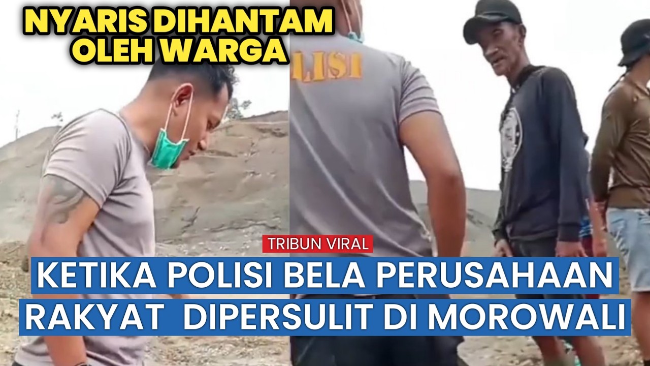 Diduga Persulit Warga Soal Lahan Tambang, Oknum Polisi di Morowali Jadi Sorotan