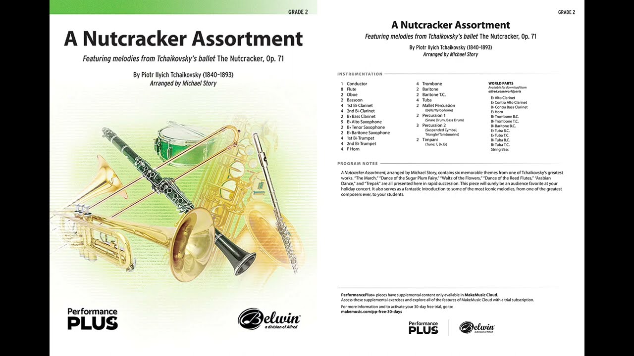 A Nutcracker Assortment, arr. Michael Story  – Score & Sound