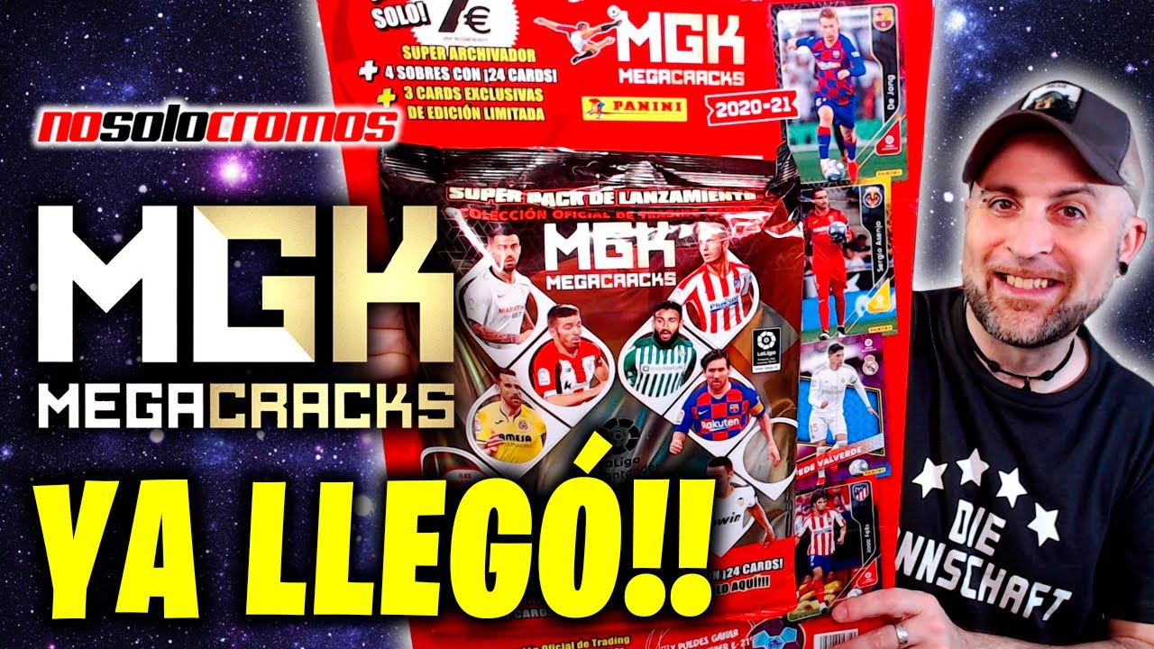 💥 SUPER NOVEDAD 💥 MGK MEGACRACKS 2020-21 Panini | UNBOXING COMPLETO | NO SOLO CROMOS