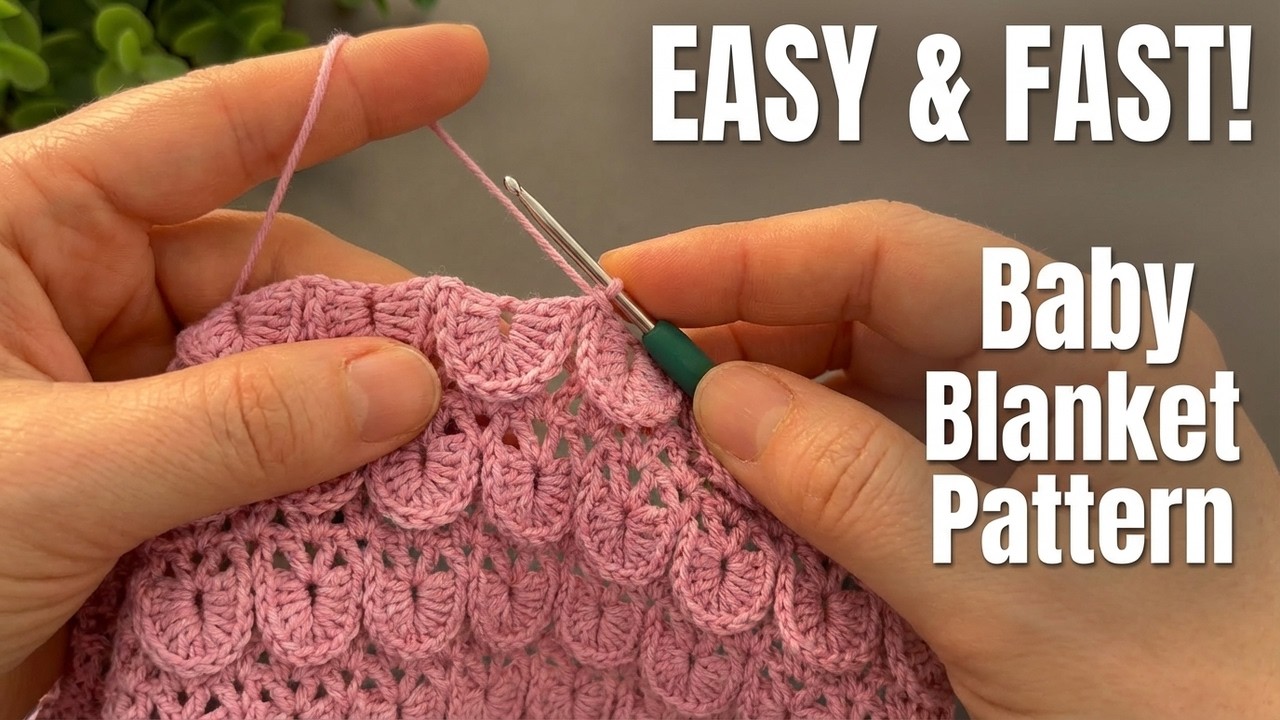 One Easy Crochet Stitch You’ll Use for Blankets, Bags & Cardigans 😍