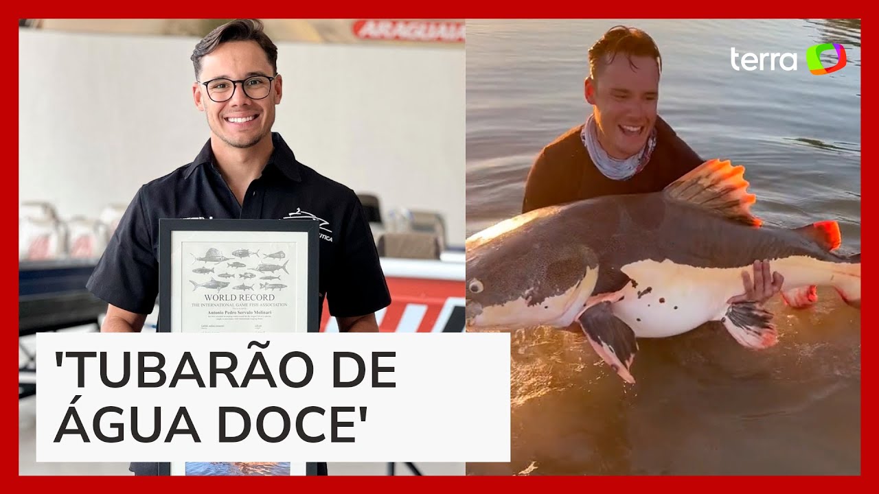 Brasileiro conquista recorde mundial ap&oacute;s pescar pirarara de mais de 70kg