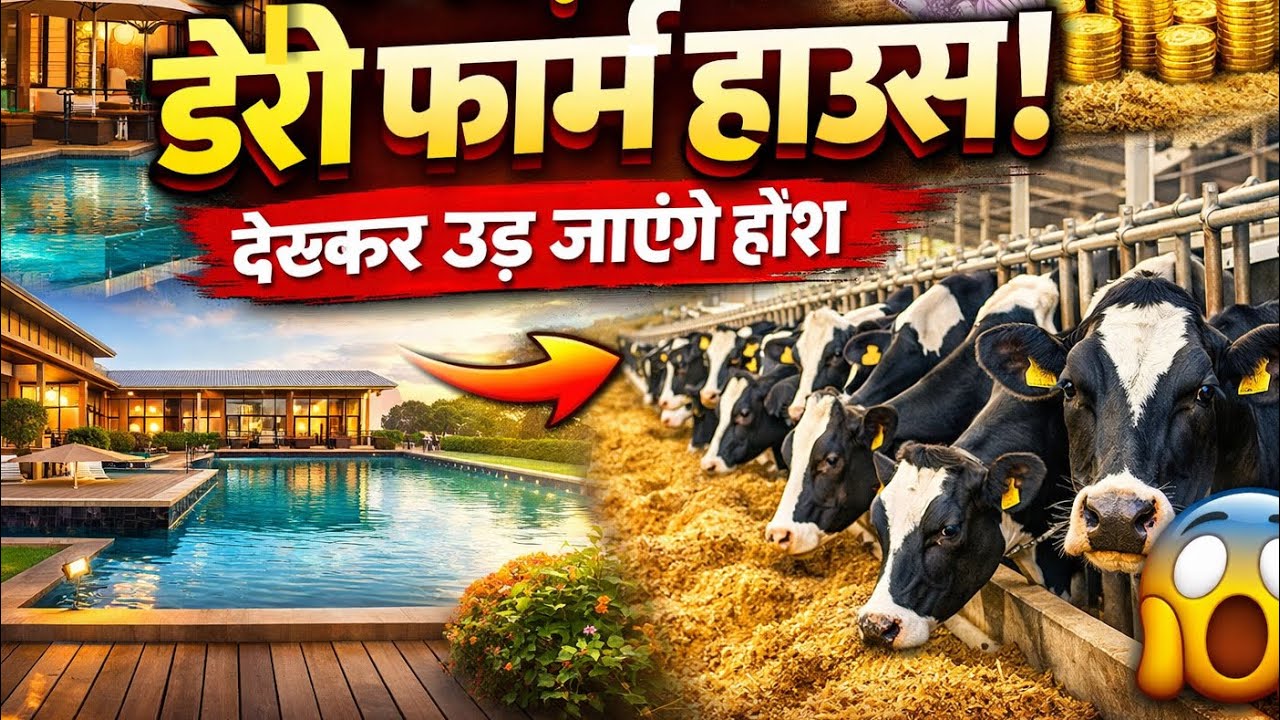 🐄 करोड़ों का डेरी फार्म हाउस! देखकर उड़ जाएंगे होश😱#cow #dearifm #sikar #vlog #viral #rajasthan 