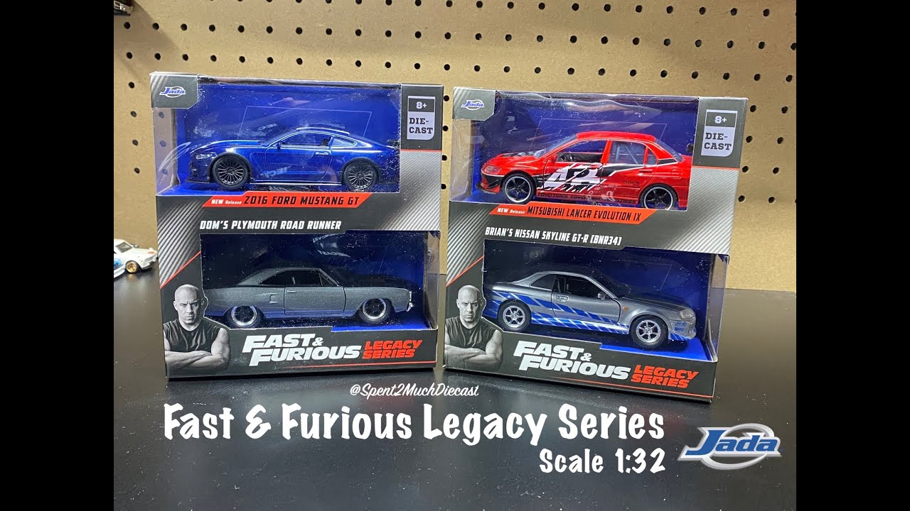 Fast And Furious Legacy Series by Jada | Diecast Collector Unboxing | Ford Mustang / Mitsubishi EVO