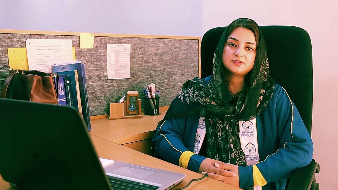 Dr. Saira Khan,  Assistant Professor at Department of Applied Psychology