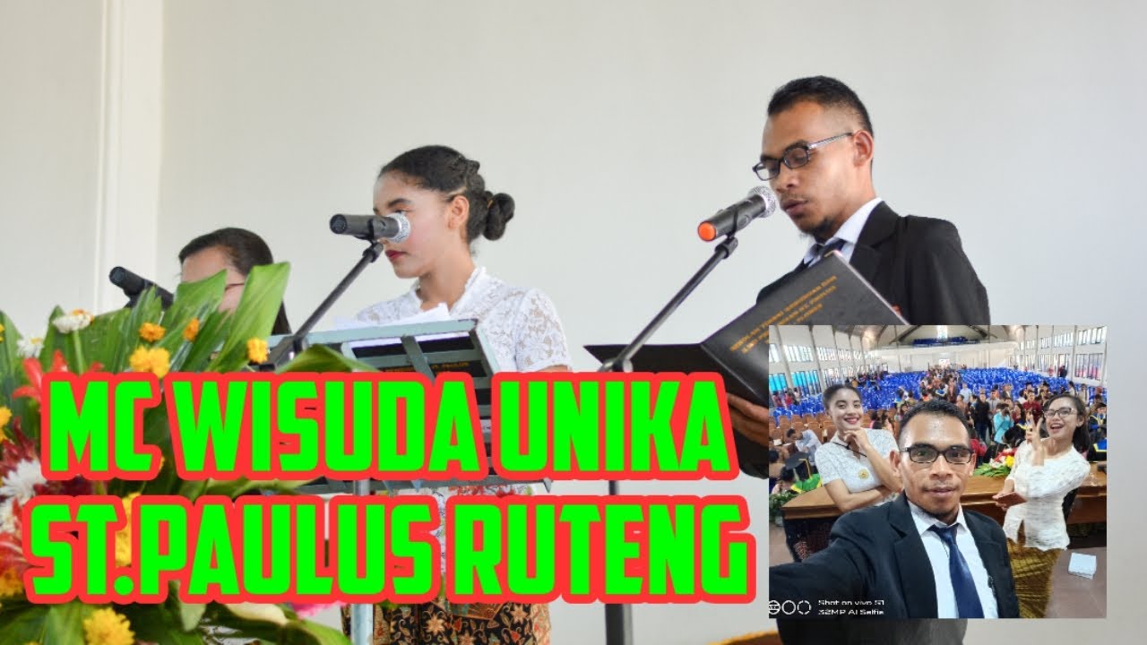 Tonton Aksi MC Wisuda Unika Santu Paulus Ruteng/Pembawa Acara