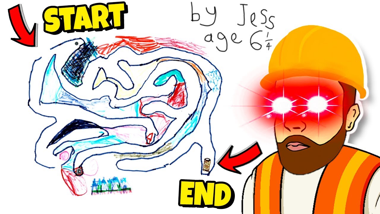 This 6-year-old's hand drawn maze FOOLED ME!