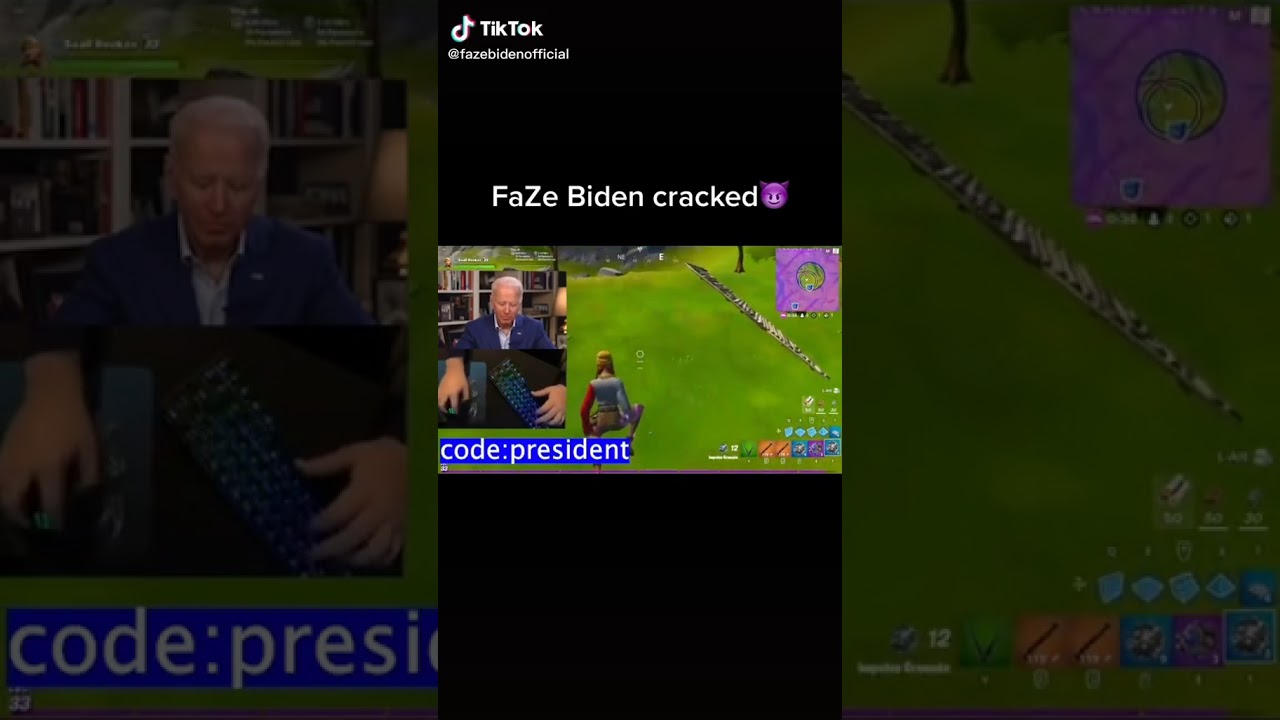 Joe Biden Plays Fortnite