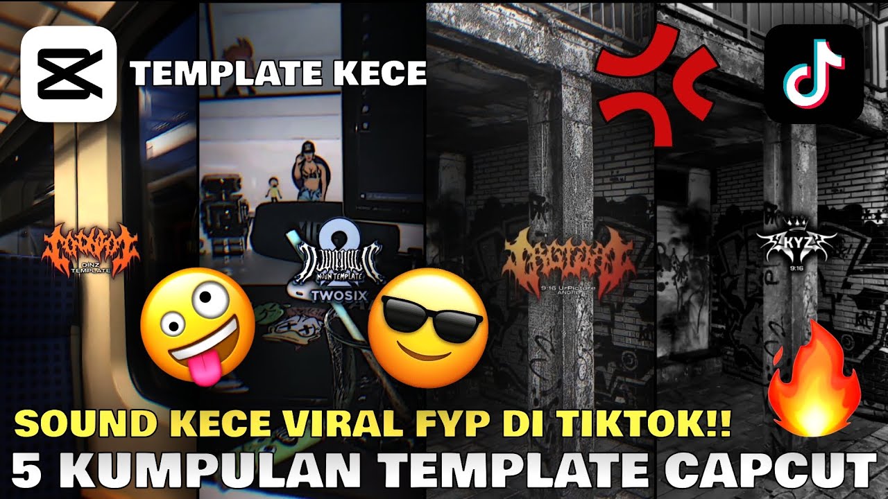 Kumpulan 5 TEMPLATE JEDAG JEDUG CAPCUT || SOUND KECE VIRAL FYP DI TIKTOK ‼️