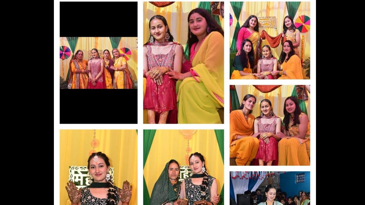 Prapti vlogs uttrakhand #haldi #  mehendi #familySangeet  