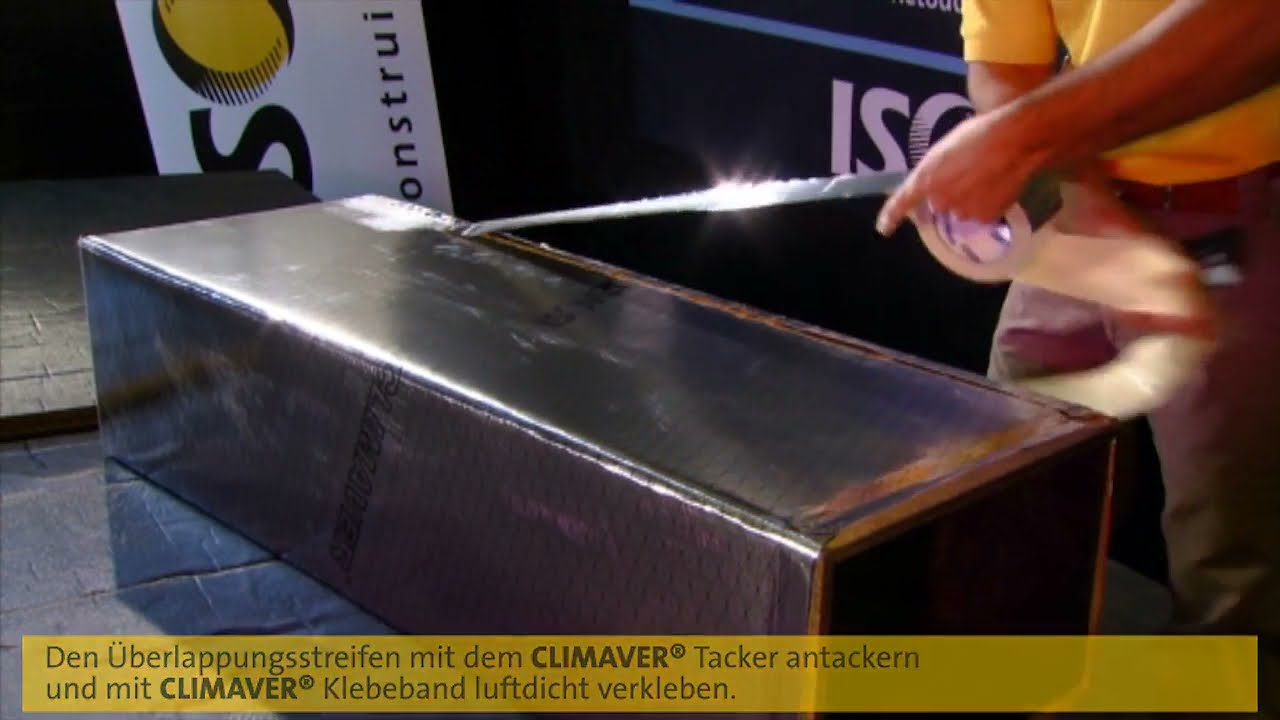 CLIMAVER Straight duct fabrication