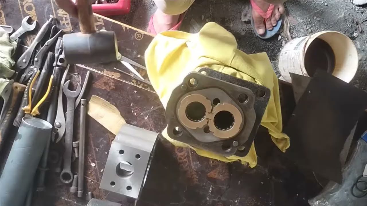 PAANO MAGREPAIR NG HYDRAULIC PUMP ?