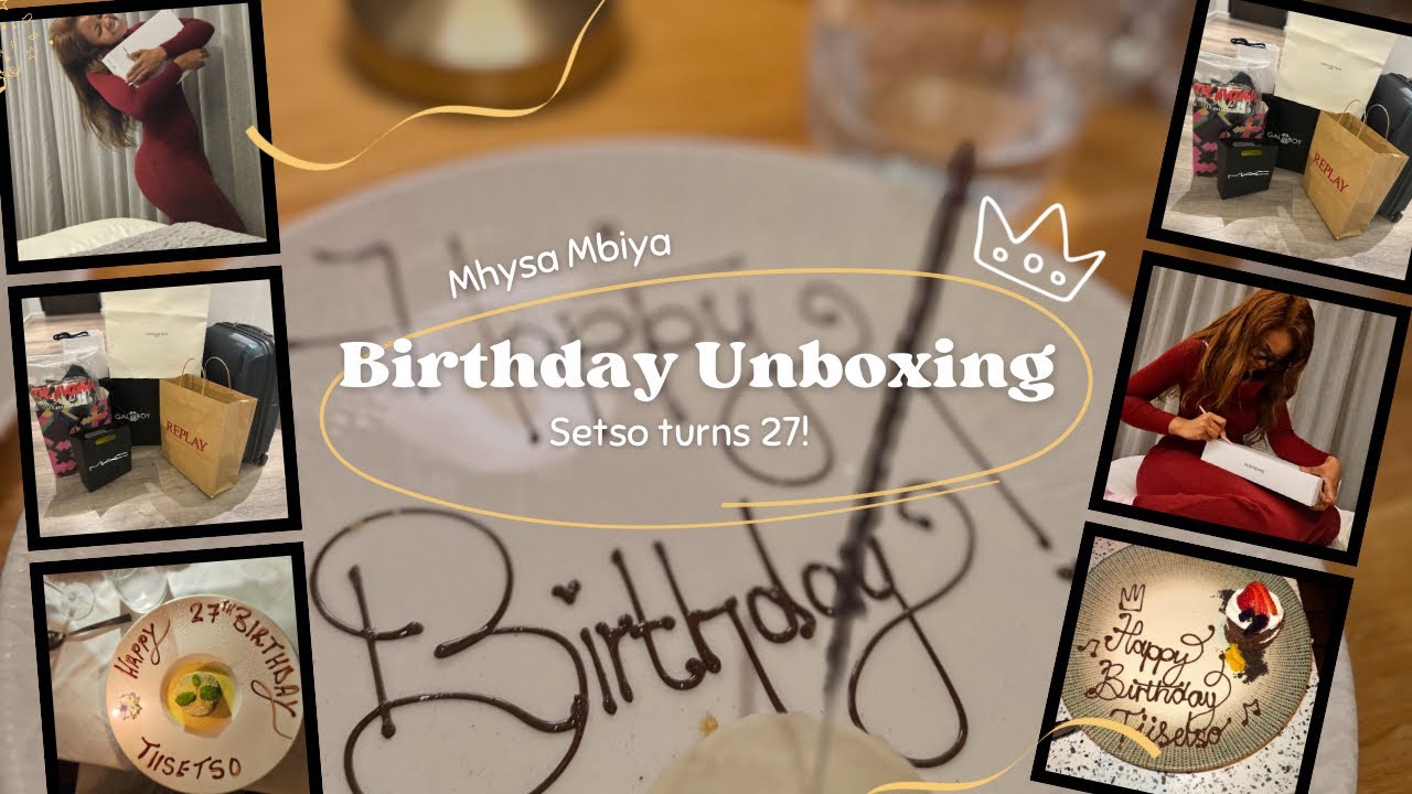 Birthday Unboxing | unboxing some birthday spoils #birthday #unboxing #southafricanyoutuber #gift