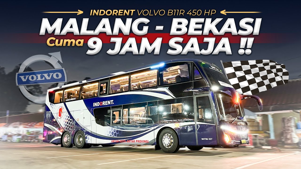 JADI REKOR TERCEPAT ?? Trip INDORENT Malang Jakarta Berangkat Pagi #2