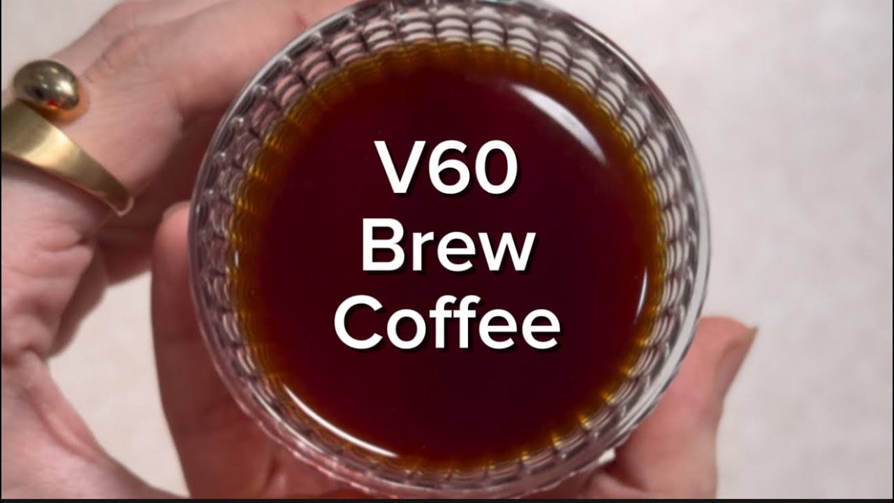 V60 Pour Over Coffee ☕ | Ambient ASMR Brewing (Top View)