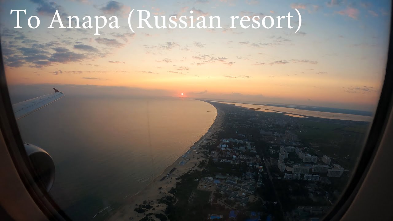 Red Wings A321 from Moscow to Anapa (4K)