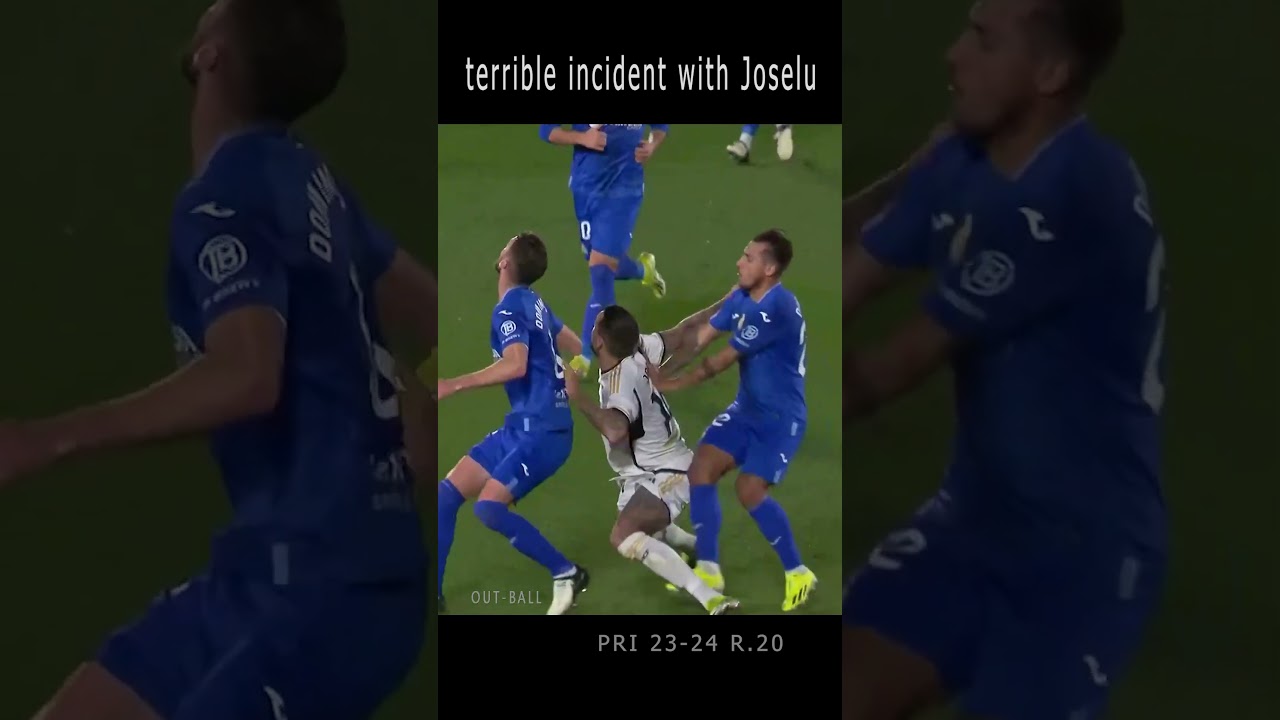 Terrible incident with Joselu