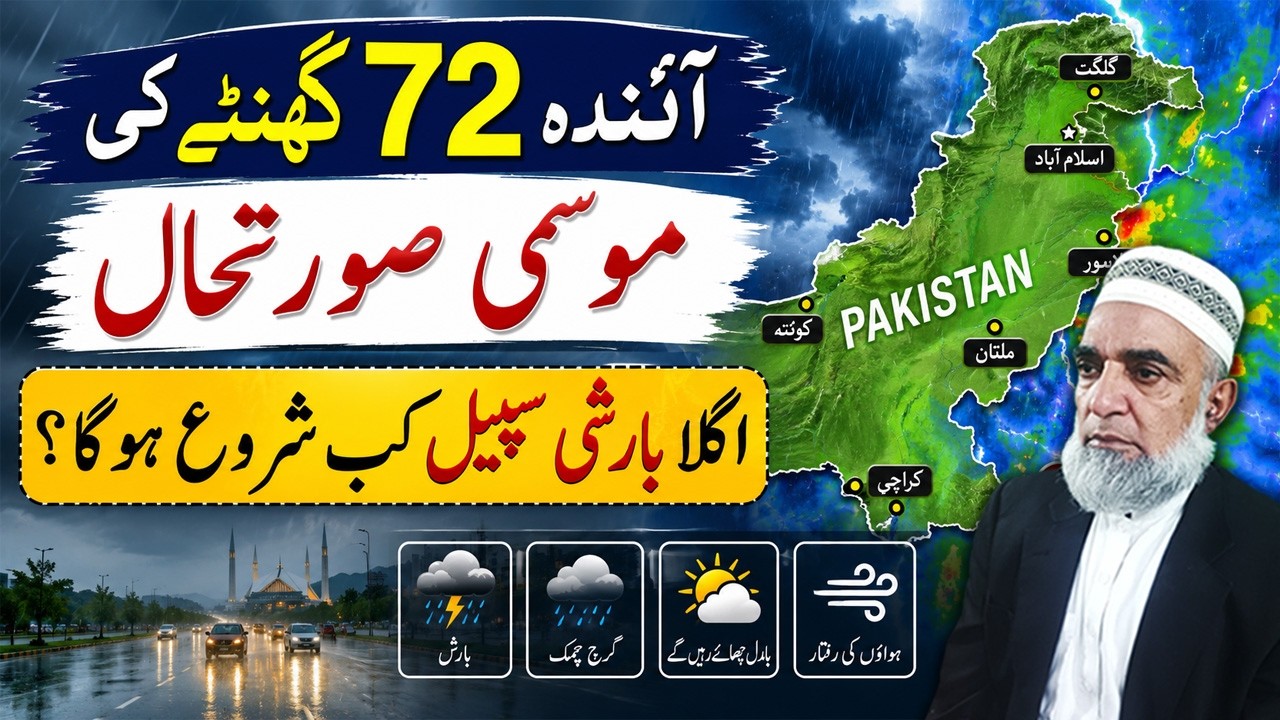 Weather Forecast for Next 72 Hours in Pakistan | Next Rain Spell Update || Crop Reformer
