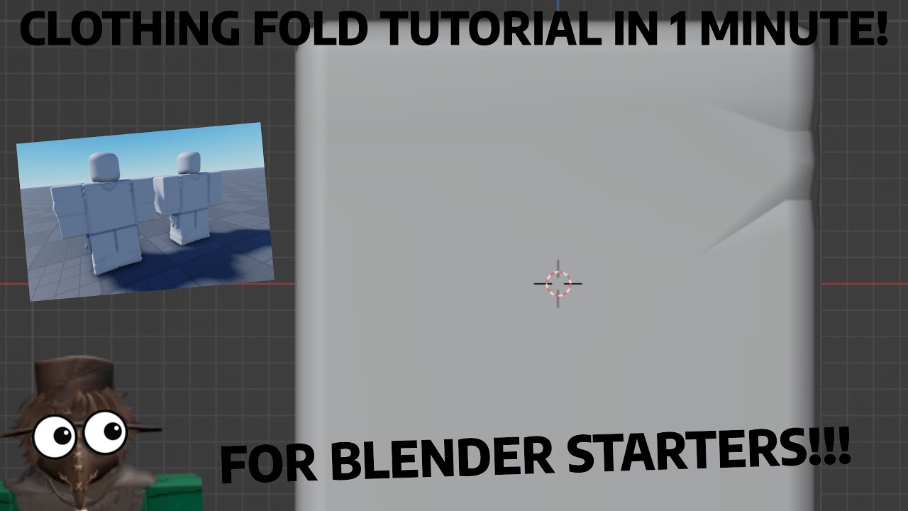 Roblox Blender Clothing Folds In 1 Minute!