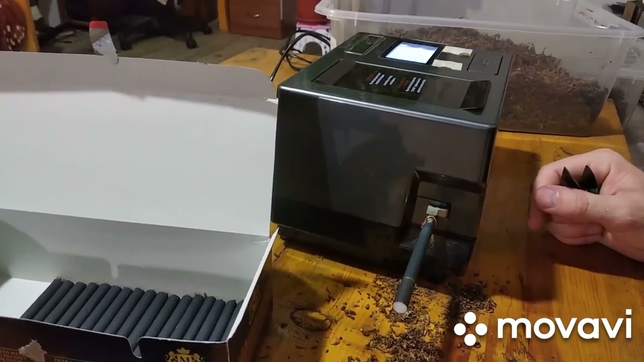 Машинка POWER MATIK 3 сделала 40000 сигарет.