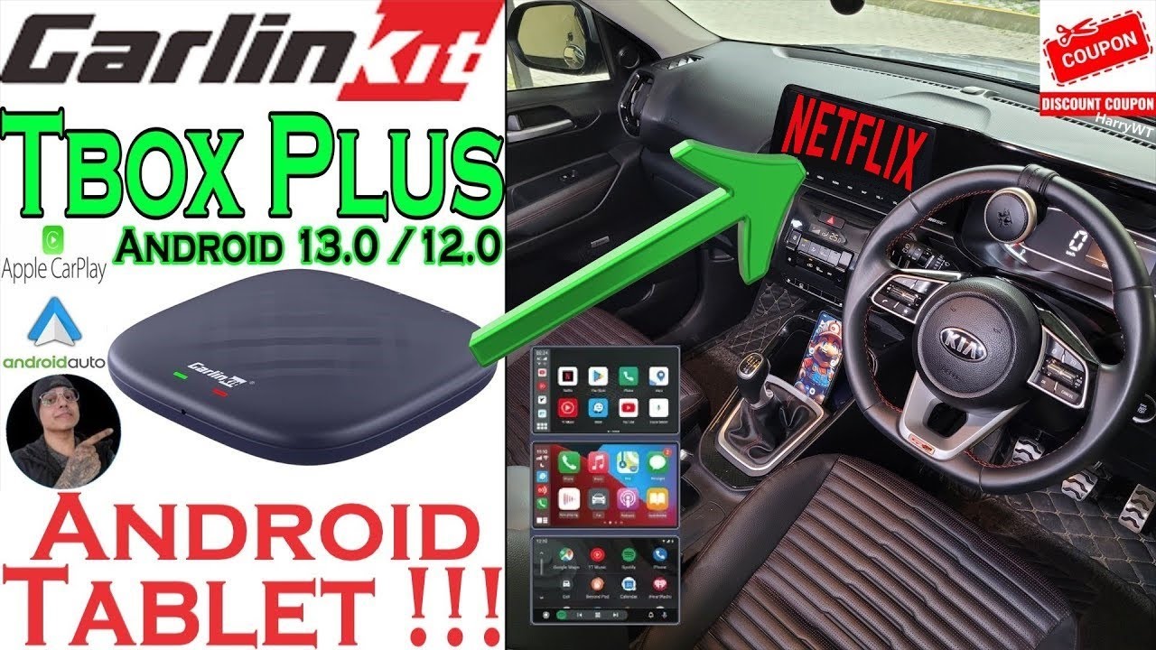 TBox Plus | Carlinkit | Internet AI Box | Беспроводной адаптер для CarPlay и Android Auto