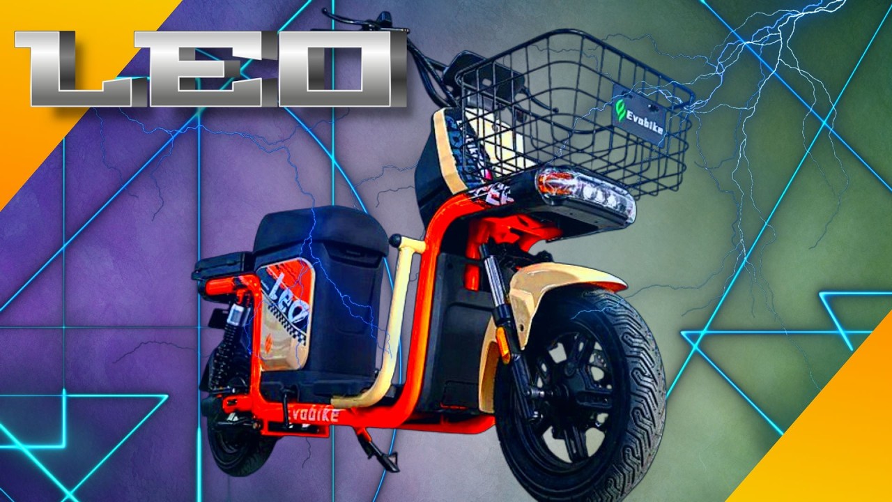 Modelo Leo de EVO BIKE ¡Increible bicicleta electrica ideal para carga y delivery!⚡😱⚡