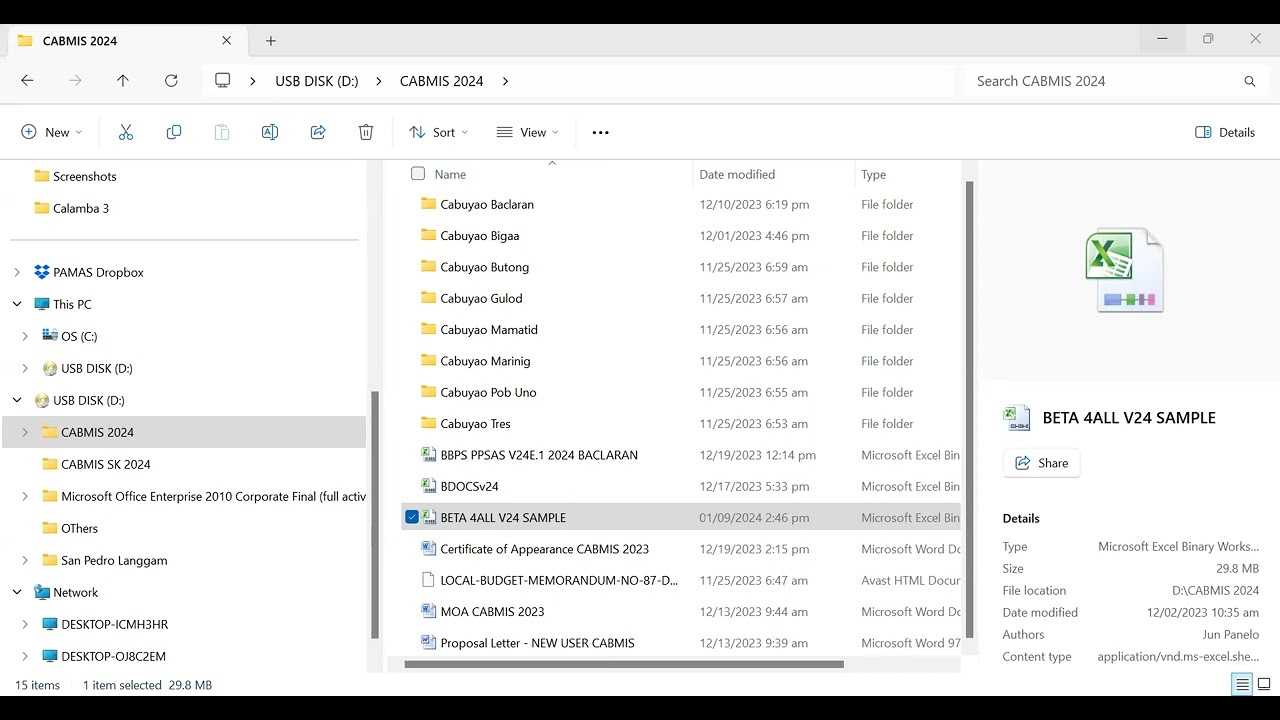 CREATE BETA 2024 AND DEC TAX REMITTANCES