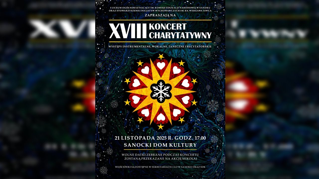 Koncert Charytatywny I LO w Sanoku