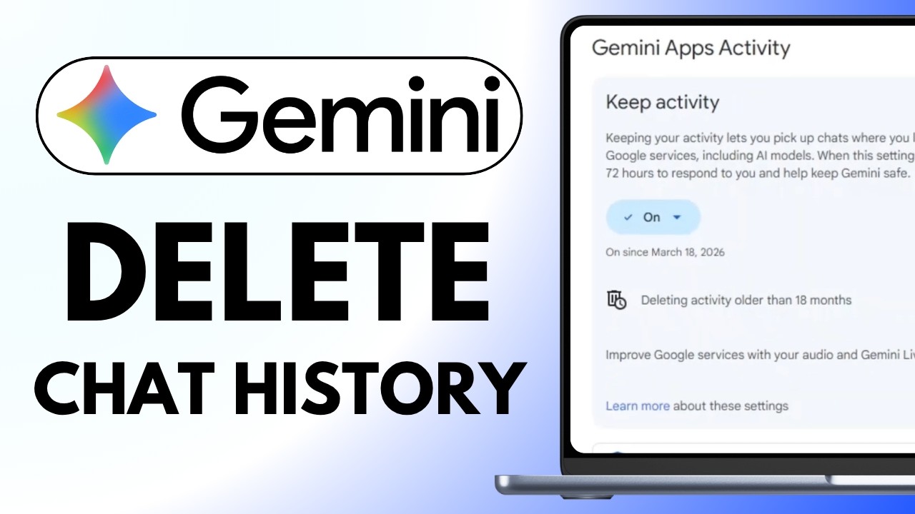 Как удалить историю чата в Gemini (пошаговая инструкция)