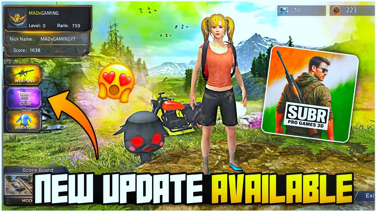 😍 Finally SUBR New Update Is here 🔥 New Big Map Full Gameplay | Survival Unknown Battleroyale 