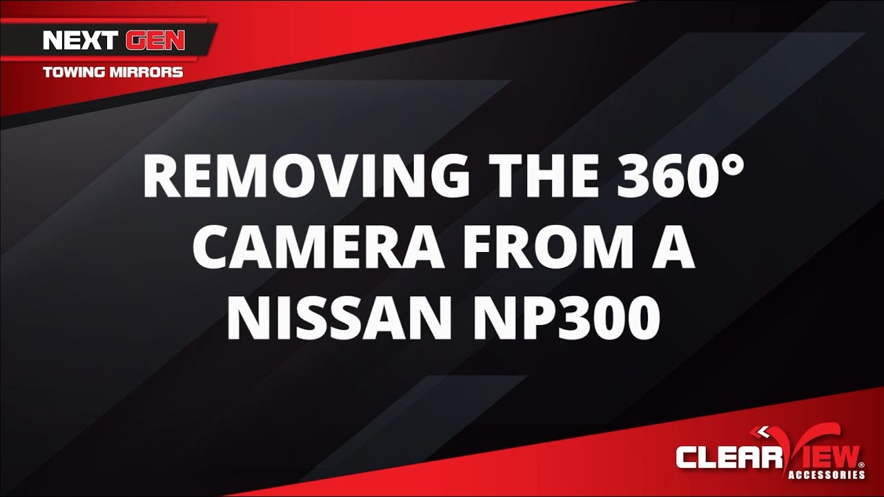 Как снять камеру 360 градусов с оригинального зеркала Nissan NP300