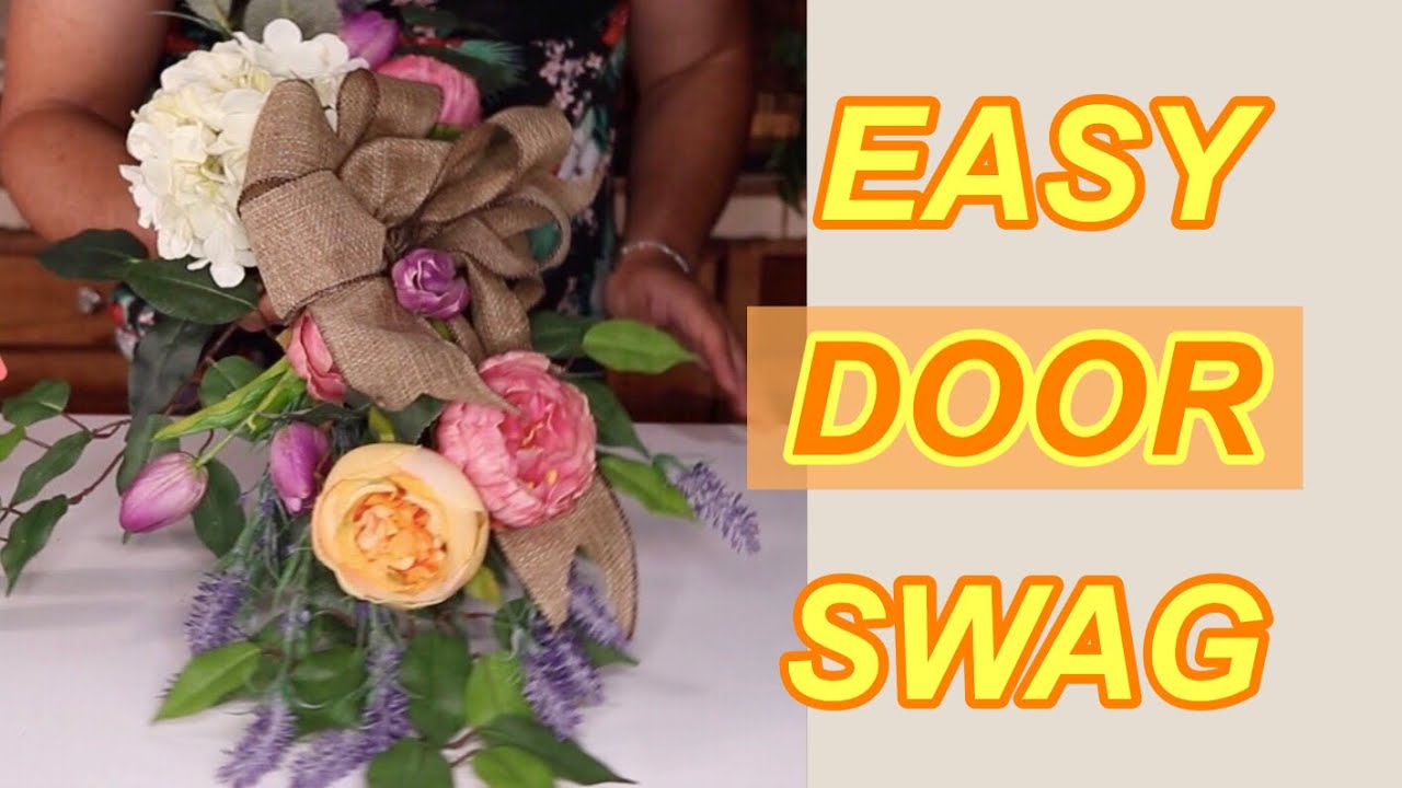 Making A Door Swag  / Door Swag How To