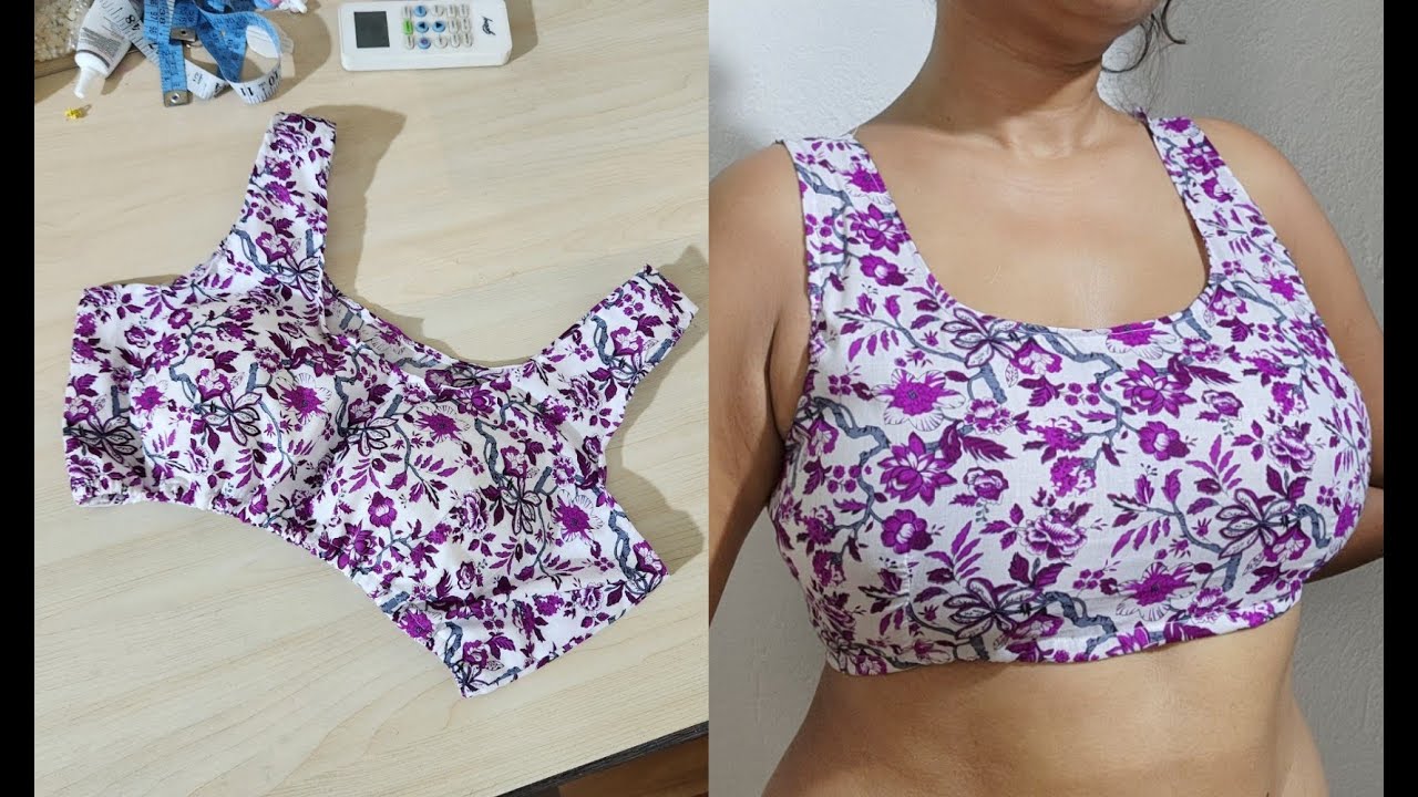 NO Hook full coverage Bra Cutting and Stitching  | size 34,36
