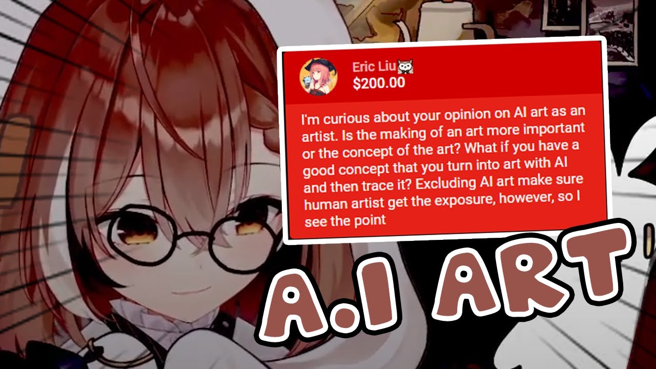 [ENG SUB/Hololive] Mumei's opinion about A.I Art