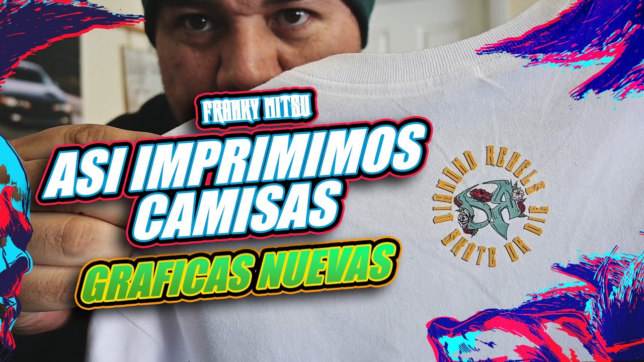 Asi Imprimimos Camisas Diamond Rebels | Diseño de camisas | Heat Press DTF Transfer