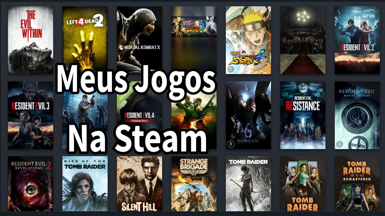 Mostrando minha conta na Steam