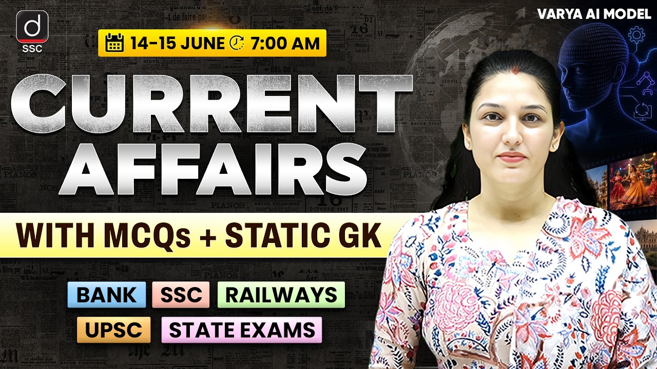 Current Affairs Today | 14-15 June Current Affairs 2026 | Daily Current Affairs | By Namu Ma'am